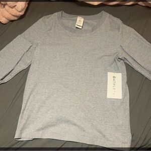 Brand New w/Tags Athleta/Lululemon  Grey Long Sleeve